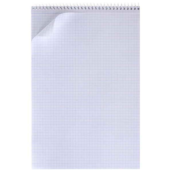 Блокнот А4 60 листов в клетку на спирали "Дух Доблесть Достоинство" жесткая подложка Обл. мел.картон УФ-лак