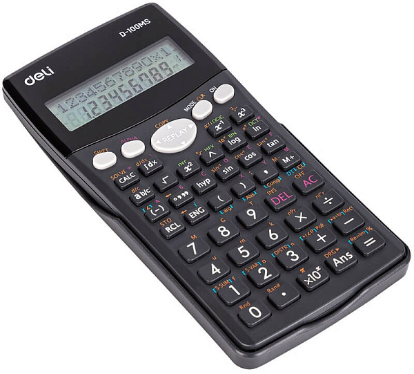 Калькулятор научный Deli черный 12-разр.
