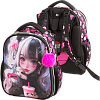 Рюкзак школьный "deVENTE. Choice. I Love Anime" жесткий 38x28x16 см (17 л) вес 950 г, 1 отд. на молнии с разделителями для учебников, 1 отделение с органайзером, 2 боковых кармана сеткой на резинке, эргономичная формоустойчивая вентилируемая спинка (