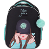 Рюкзак "deVENTE. Choice Lite. K-Pop Heartbeat" школьный жесткий 38x29x17 см (17 л) вес 800 г, плотный износостойкий полиэстер с водоотталкивающей пропиткой, 2 отделения на молнии (одно отделение с разделителями для учебников, другое отделение с 2-мя 