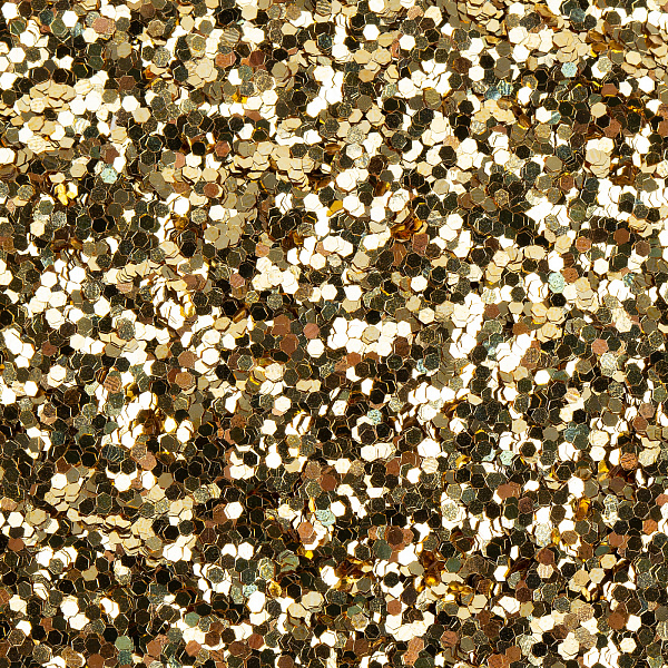 Блестки декоративные Decola размер 1 мм, 20 г, золото майя