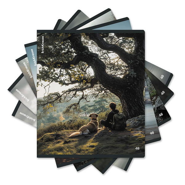 Тетрадь 48 л. кл. "Friends" глянцевая ламинация  ErichKrause   _MIX-PACK