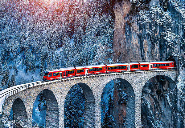 Пазл 2000 эл. "Мост в снежном царстве" "ФРЕЯ"