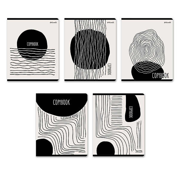 Тетрадь 96 л. кл. "Всё сложное просто" выборочный лак, A5 на скобе 60 г/кв.м , белизна 100 %. 000778 "Светоч"