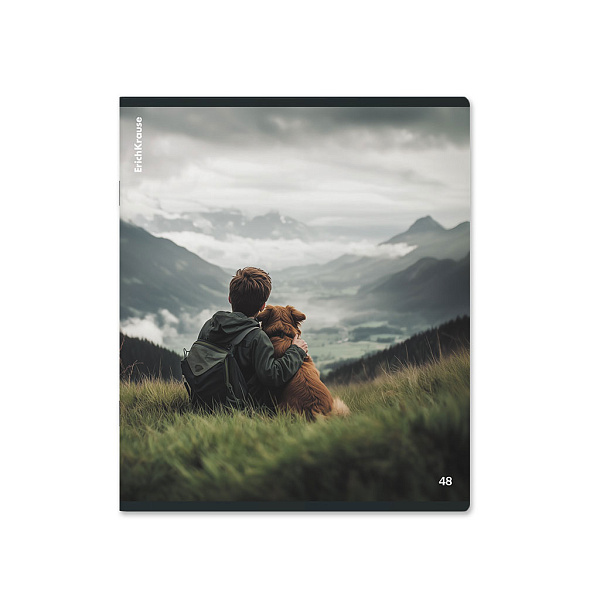 Тетрадь 48 листов в клетку "Friends" глянцевая ламинация  ErichKrause   _MIX-PACK