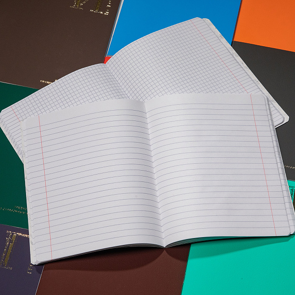 КОМПЛЕКТ Тетрадь предметная 48 листов 12 штук "Яркая палитра"А5ф С интерактивн.справочн.инф. 60-65г/кв.м на скобе Обл. мел.картон ламинация цв.СОФТ ТАЧ  3D фольга тиснение запечатанный оборот и титул. лист в пленке