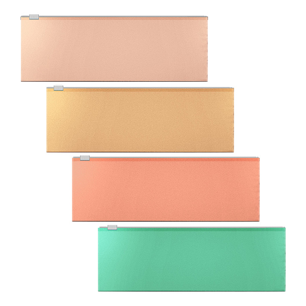 Папка на молнии ZIP-пакет ErichKrause® Matt Powder, 230х70мм, ассорти 