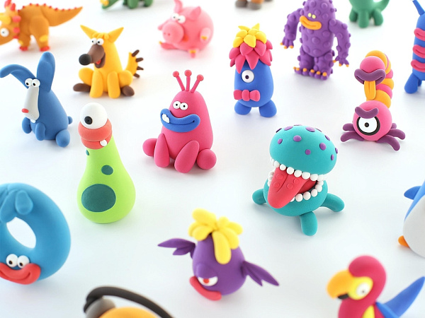 Пластилин воздушный Луч 36 цветов