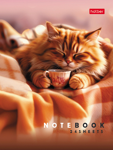 Записная книжка А6 24 л. кл. "Маленькие ушки" 100х136мм глянц. ламин. на скобе 10 диз. в блоке