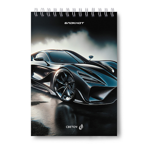 Блокнот А5 60 л. кл. на гребне "Километры дорог" 01253  "Светоч"