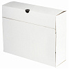 Короб архивный с клапаном А4, 150 мм, микрогофрокартон, до 1400 листов, белый, 250x150x315 мм