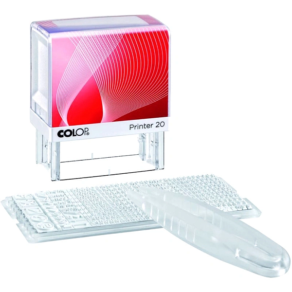 Штамп сам. с персон. автом. PRINTER 20 SET ПЕРСОНАЛИЗ, пласт. 4строки 14х38мм, касса А, смен. вклады