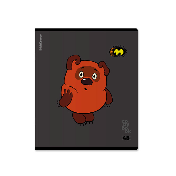 Тетрадь 48 л. кл. "Винни-Пух" выборочный УФ-лак ErichKrause _MIX-PACK