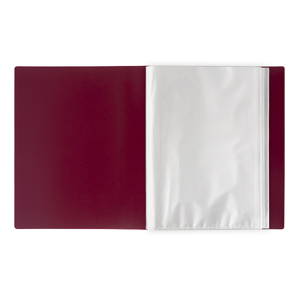 Папка 40ф А4 "Expert Complete" PRISMA 600 мкм 20 мм эффект 3D . рубиновый new