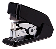 Степлер на 30 л. №24/6 26/6 Deli  Pro встроенный антистеплер черный 50скоб закрытый