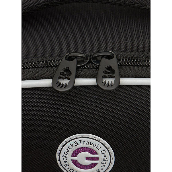 Рюкзак школьный (/1 черный - лаванда)