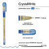 Ручка шариковая 0,38 мм Bruno Visconti "CrystalWrite" СИНЯЯ