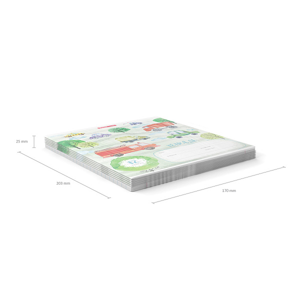 Тетрадь 12 л. кл. "Автопарк" ErichKrause® 