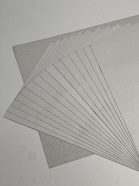 Картон белый А4, 16 листов, "Зайка", немелованный, односторонний, 220г/м, в папке