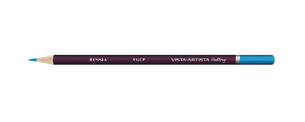 Карандаш цветной художественный "VISTA-ARTISTA" "Gallery"  заточенный 530 Бирюзово-синий (Turquoise blue)