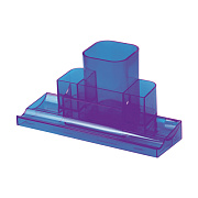 Набор настольный "deVENTE. Tower" полупрозрачный синий