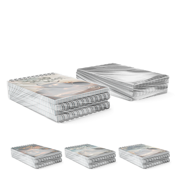 Блокнот А6 80 л. на спирали ErichKrause Road Beast, MIX-PACK