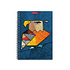 Тетрадь с пластиковой обложкой на спирали ErichKrause Birds, ассорти, А5, 80 л. кл. 
