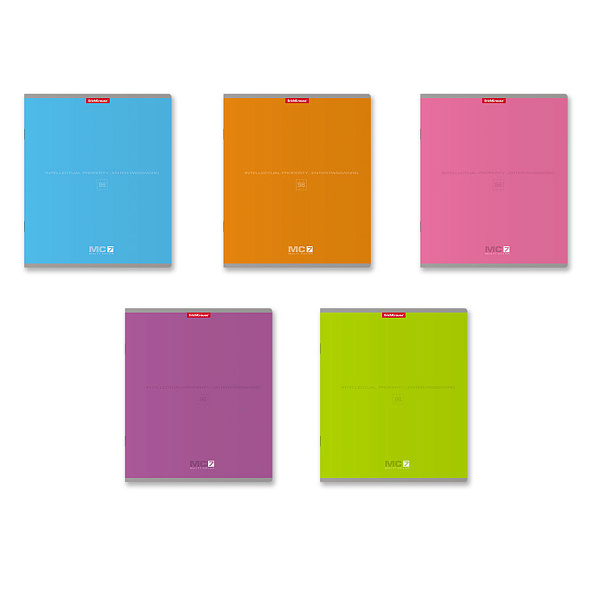 Тетрадь 96 листов в клетку  "MC-7" ErichKrause  MIX-PACK