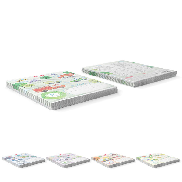 Тетрадь 12 л. кл. "Автопарк" ErichKrause® 