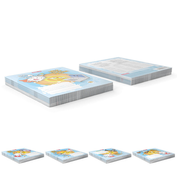 Тетрадь 18 листов в клетку "Smart Charger" ErichKrause (в плёнке по 10 шт.)_MIX-PACK