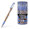 Ручка шариковая ErichKrause Tulips Stick, цвет чернил синий (в тубусе )