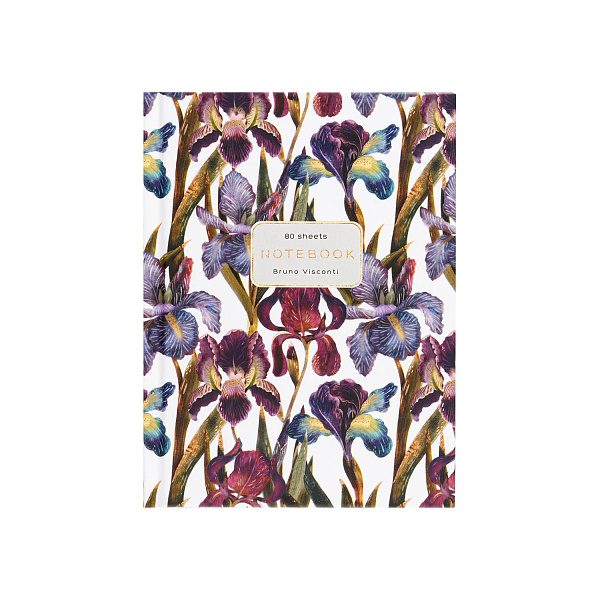 Блокнот-престиж А6 80 л. "FLORA.ИРИСЫ"