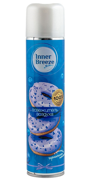 Освежитель воздуха Inner Breeze Черничный пончик 300мл 