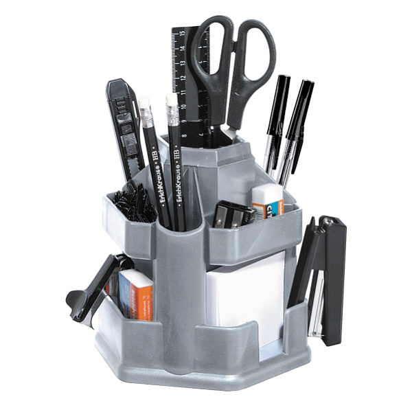 Набор настольный 12 предметов ErichKrause Office, Classic, серый