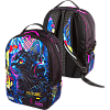 Рюкзак "deVENTE. Label. Cyber Cat" подростковый 39x30x17 см (19 л) вес 750 г, эргономичная вентилируемая спинка и широкие вентилируемые S-образные регулируемые лямки, 2 отделения на молнии, уплотненные отделения для ноутбука до 15дюймов и книг, 1 пер