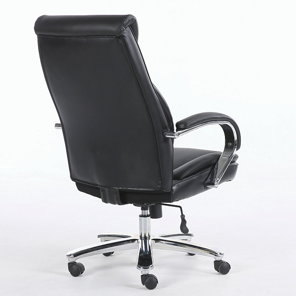 Кресло офисное BRABIX PREMIUM "Advance EX-575", хром, экокожа, черное