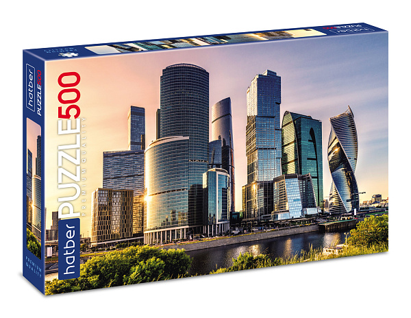ПАЗЛЫ 500 эл. А2 480х330мм  -Небоскребы-"Premium" 