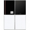 Тетрадь А4 80 листов в клетку пластиковая обложка на спирали ErichKrause Accent, ассорти