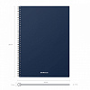 Тетрадь А4 60 л. кл. с пластиковой обложкой на спирали ErichKrause® Classic, ассорти