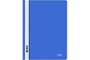 Скоросшиватель А4 с верх. прозр. листом, 140/180 мкм, синий, Стамм