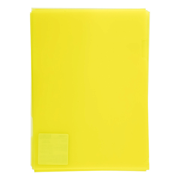 Папка - уголок A4 "Expert Complete" Trend NEON 180 мкм волокно желтый