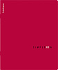 Тетрадь 48 листов в клетку "Simple Color", красный, ламинация soft-touch+выборочный УФ-лак ErichKrause 