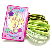 Резинки для волос 2867 "Радуга", цена за набор 24шт /12 /0 /1200 /0