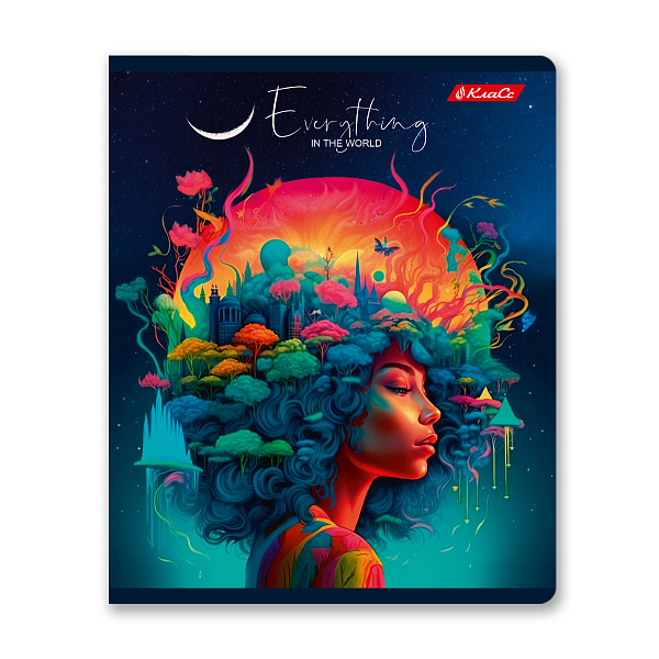 Тетрадь 48 л. кл. "Мотогонщик" глянцевая ламинация, A5 на скобе 65 г/кв.м, белизна 100%. 000734 "Светоч" 48ТЕТк-004 