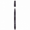Набор черных линеров  Hatber Noir/Нуар -Terra Colora- 01./0.3/0.5/0.7mm/Brush 5шт в прозрачном ПВХ-боксе