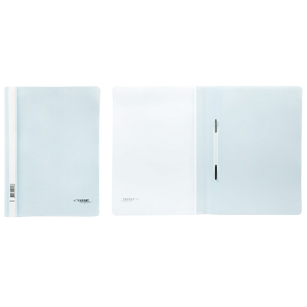 Скоросшиватель A4 140/180 мкм волокно васильковый "Expert Complete" Trend Pastel