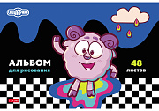 Альбом д/рис. 48 л. "Смешарикиl" 