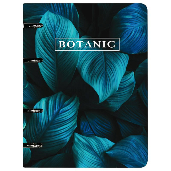 Тетрадь на кольцах 120 л. кл. А5 "deVENTE. Botanic" (160x212 мм) со сменным блоком, блок офсет 60 г/м², гибкая обложка слим из мелованного картона 560г/м², цветная печать, матовая ламинация, термоусадочная пленка