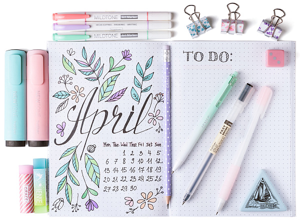 Маркер-текстовыделитель Hatber NEWtone PASTEL 1мм/5мм ассорти 12шт. в картонной коробке 