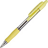 Ручка шариковая автомат. 0,7 мм Pilot Super Grip СИНЯЯ, резиновый грип, желтый корпус, чернила на масляной основе